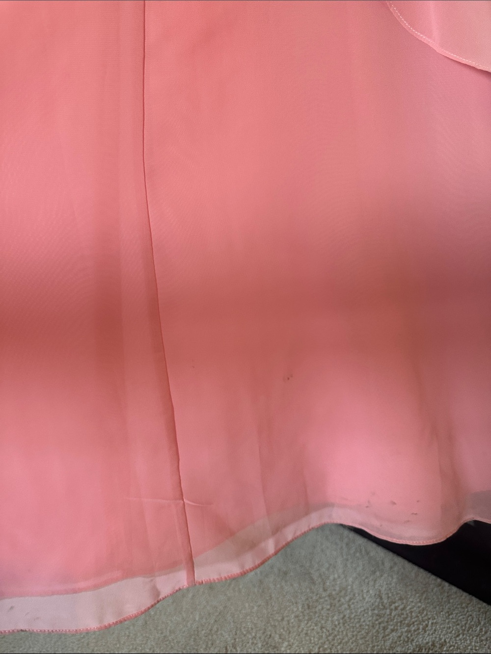 Revelry Pink Ruffle High-Low Maxi Dress - Picture 3 of 4